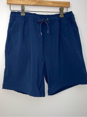 Members Mark Men's Athletic Tech Shorts Size Medium Navy Blue